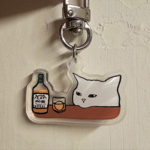 Whiskey cat Key holder