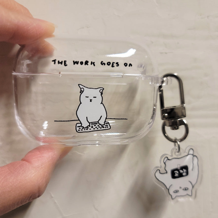 The work continues Airpod case