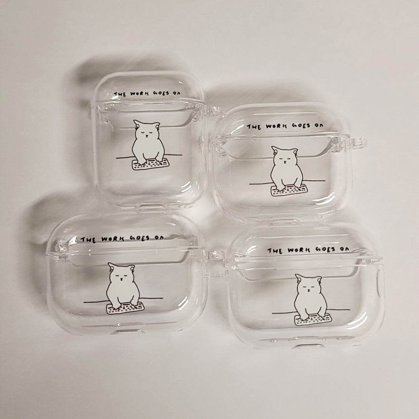 The work continues Airpod case