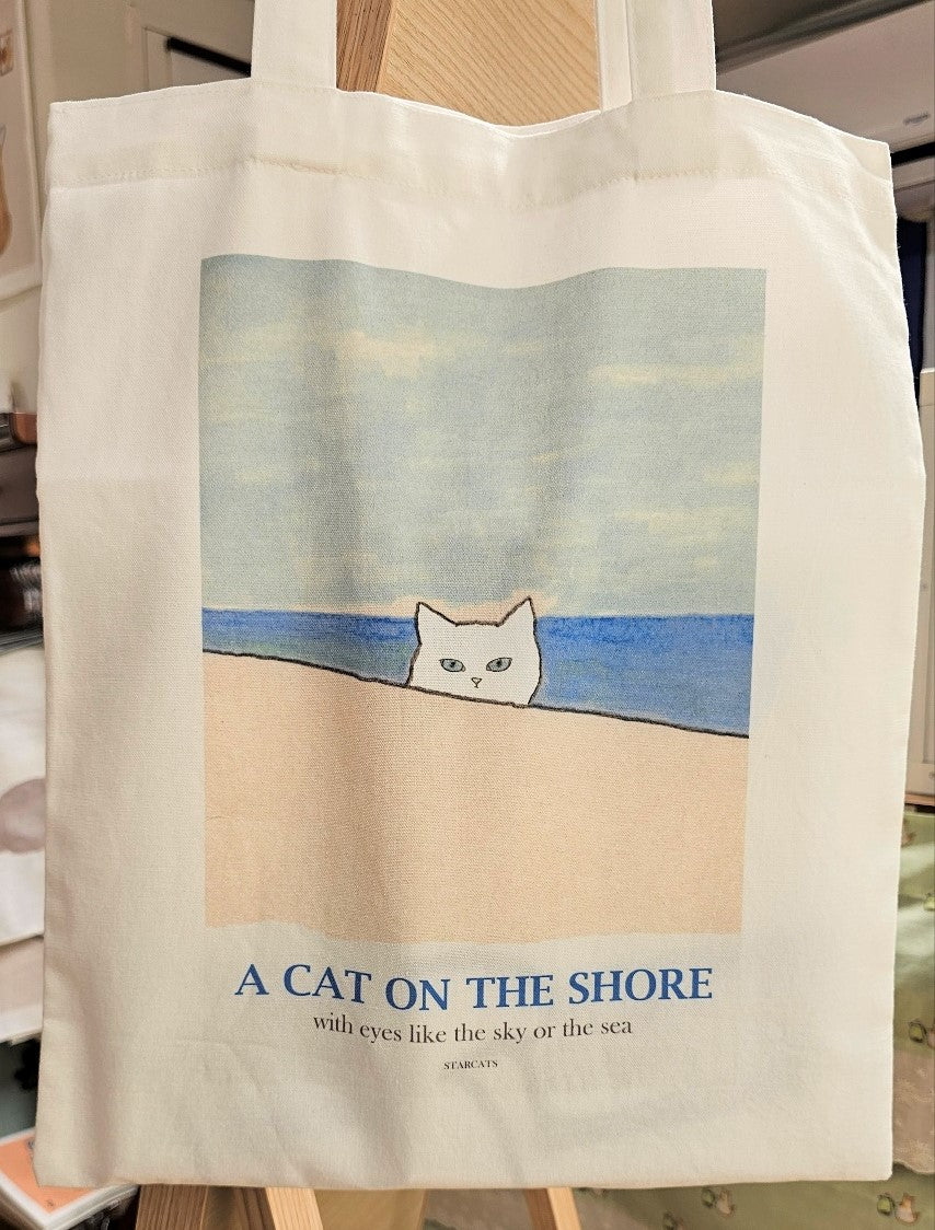 A cat on the shore, Ecobag
