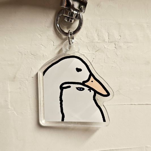 duck cat key holder