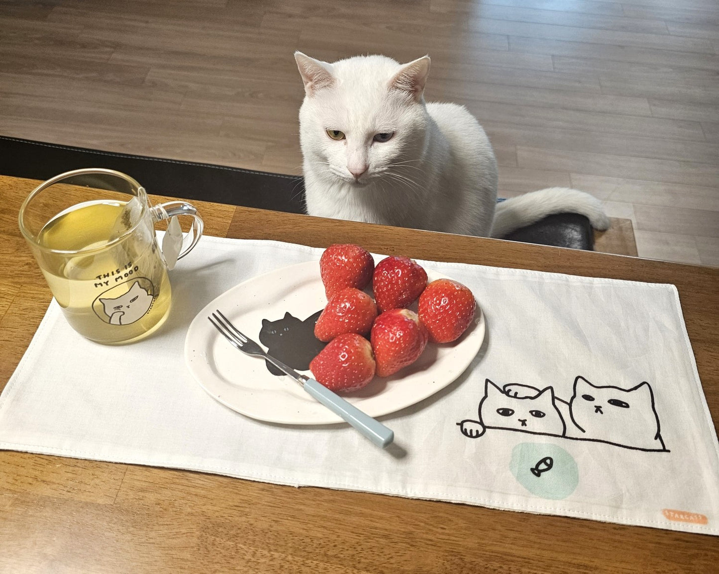 fish cat, kitchen cross