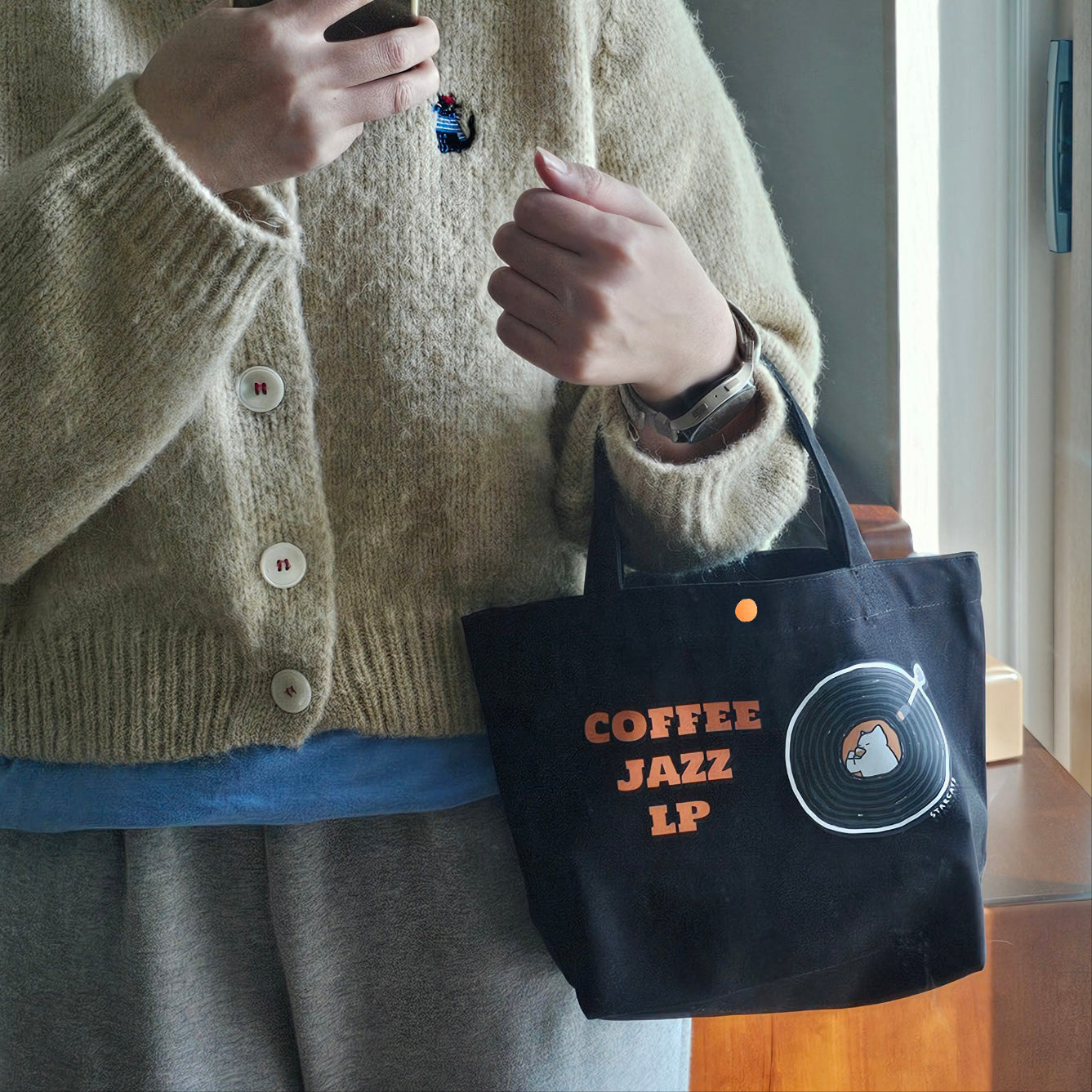 LP cat, Ecobag