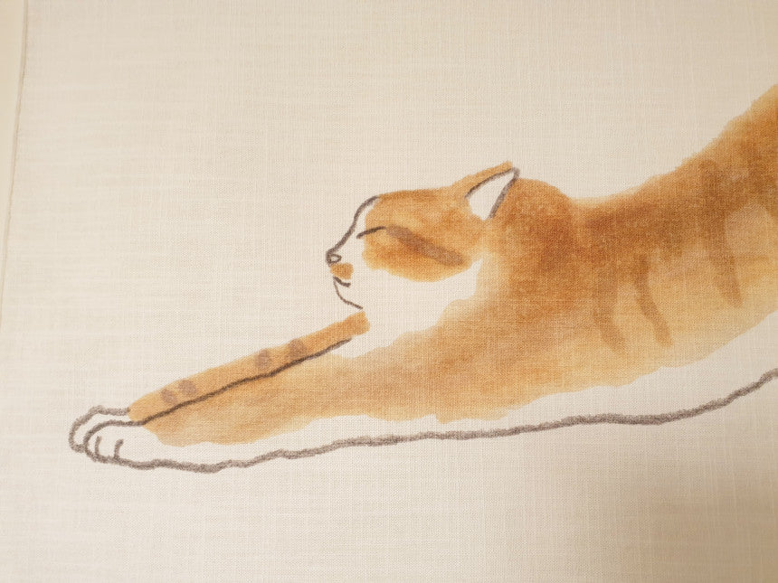 i stretched myself, fabric poster