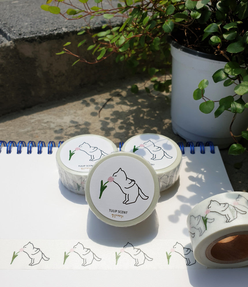 Smell the scent cat Masking tape