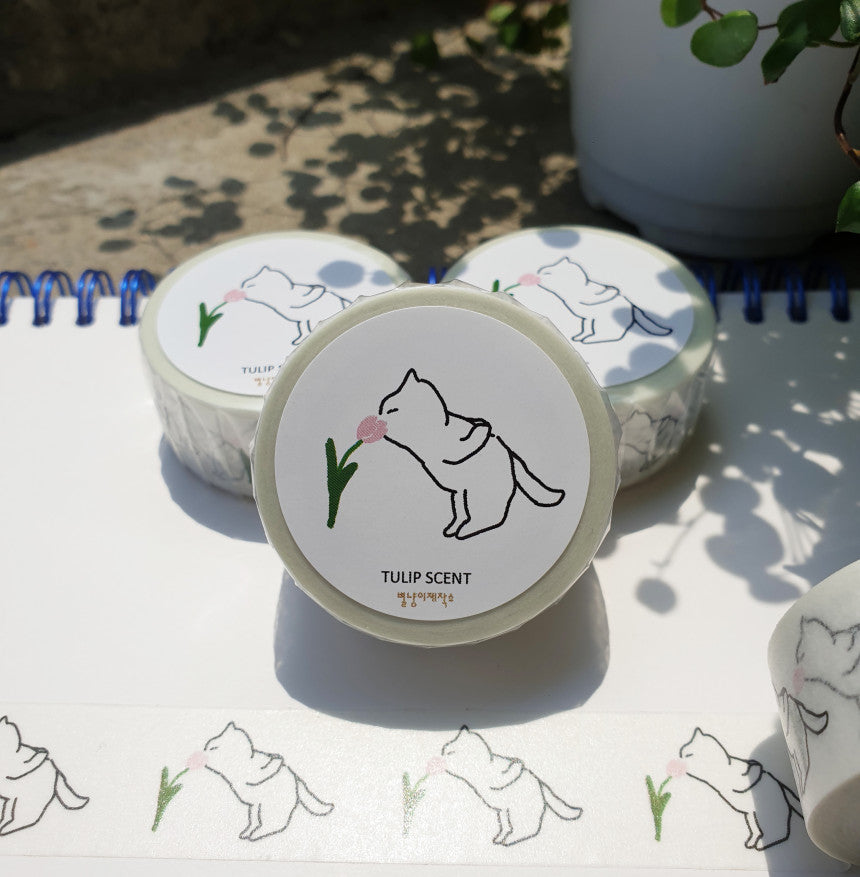 Smell the scent cat Masking tape