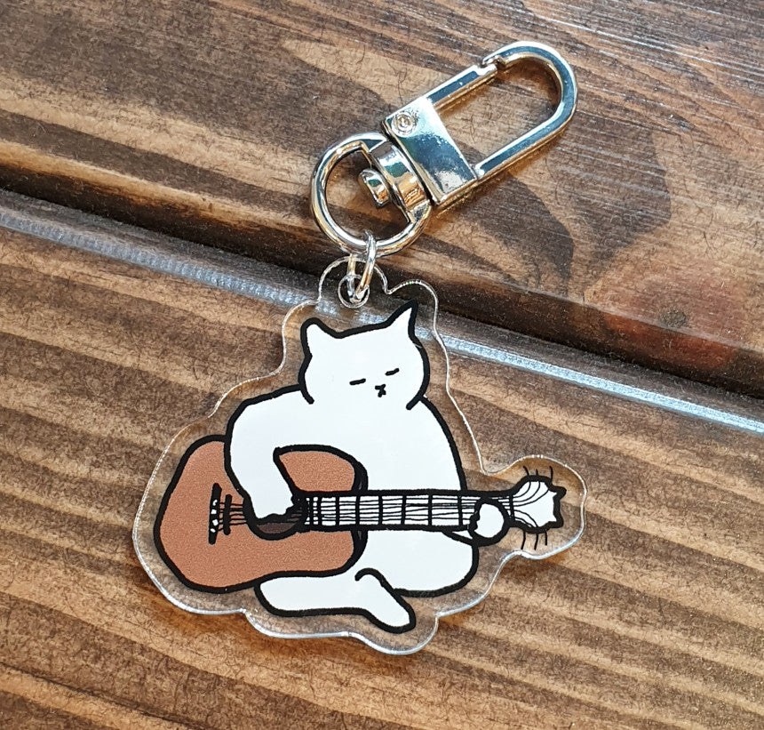 Guitarist-Nyang(Cat) key holder