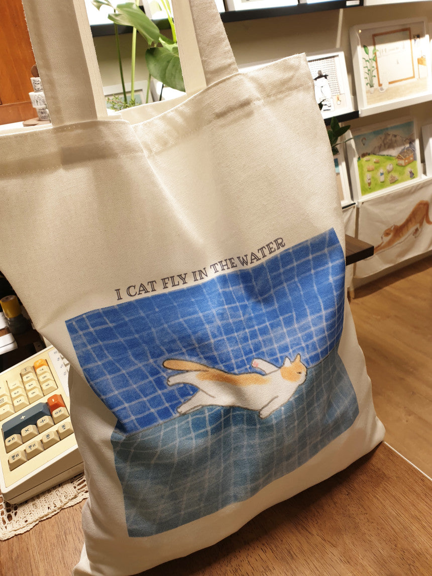 I cat fly in the water, Ecobag