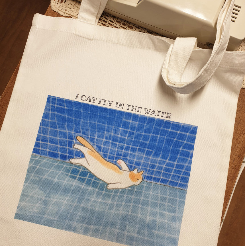I cat fly in the water, Ecobag