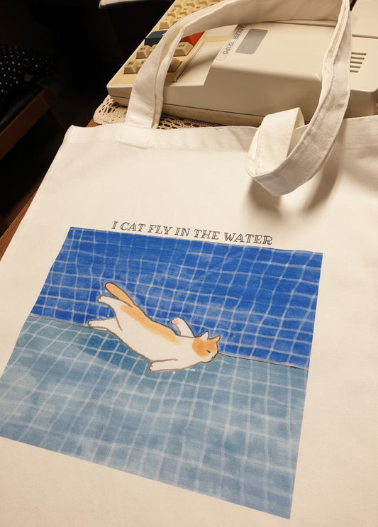 I cat fly in the water, Ecobag