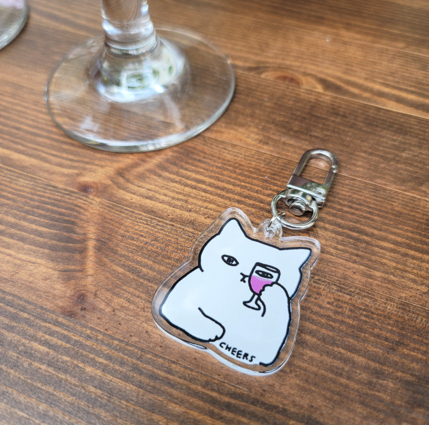 Cheers-Nyang(Cat) key holder