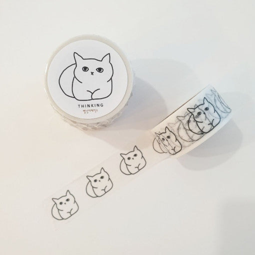 shy cat Masking tape