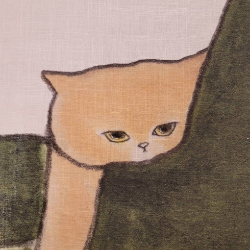 카키 쇼파냥, fabric poster (large size)