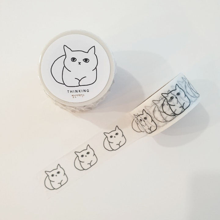 shy cat Masking tape