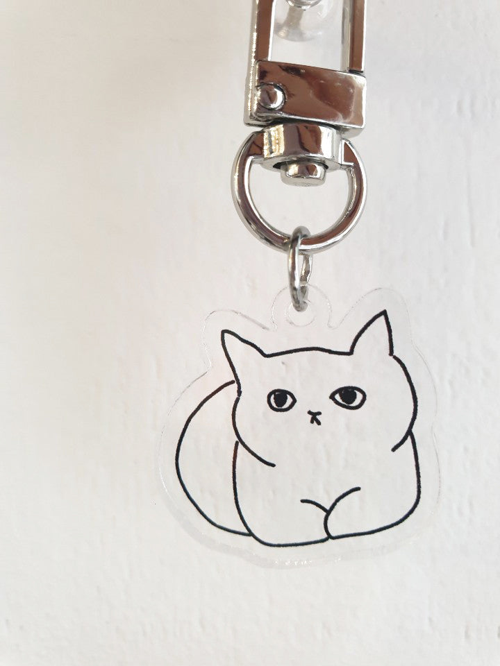 Coy Cat key holder
