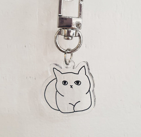 Coy Cat key holder