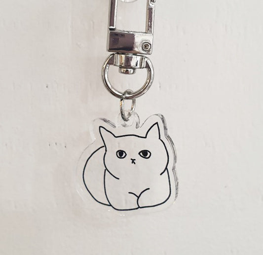 Coy Cat key holder