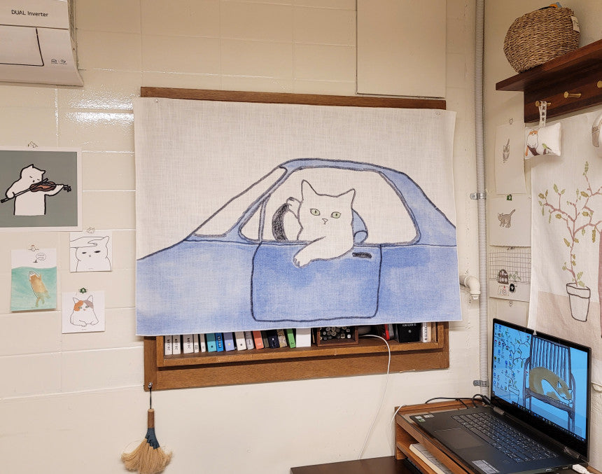 Best Driver, fabric poster (large size)