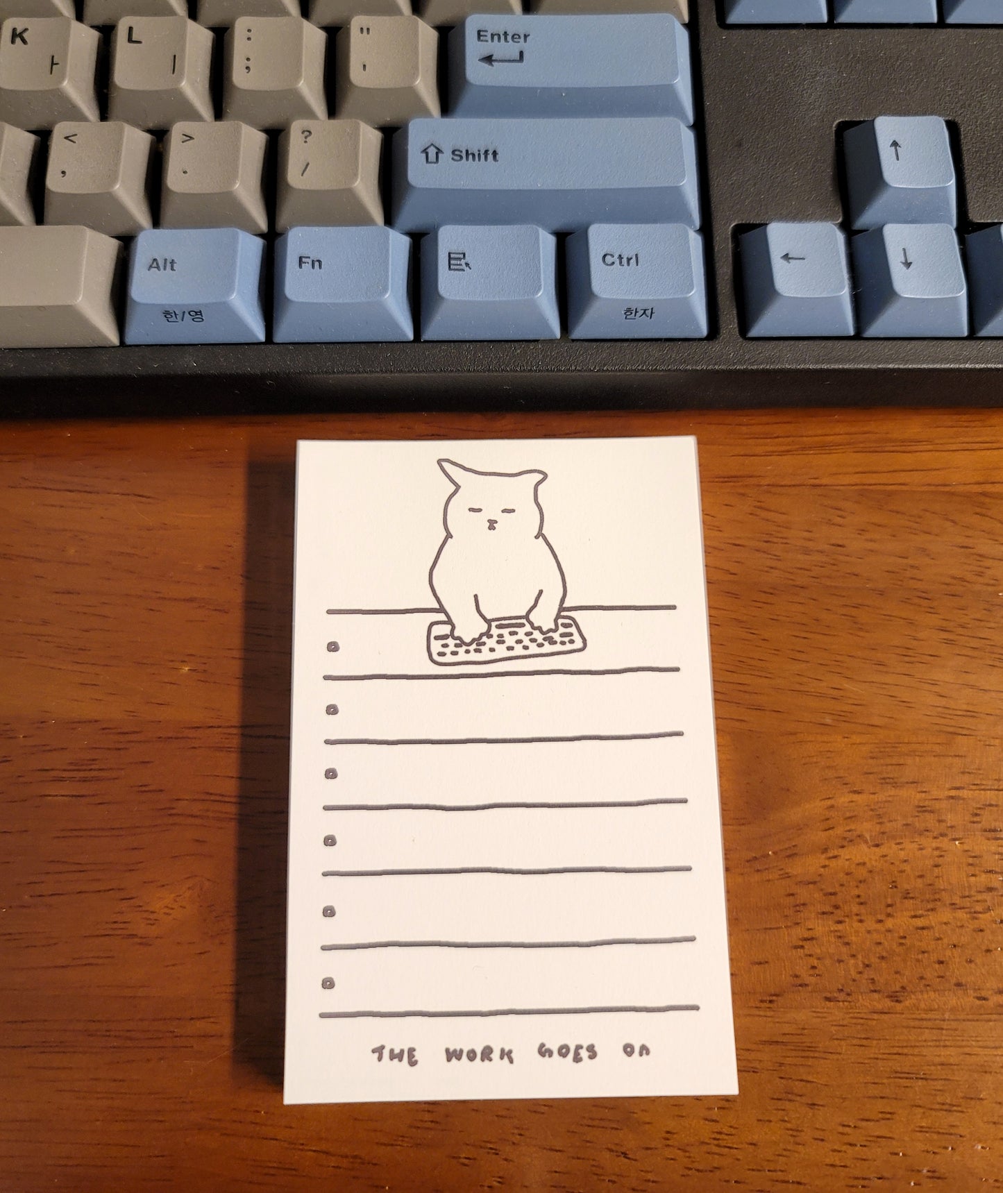 keyboard cat notepad