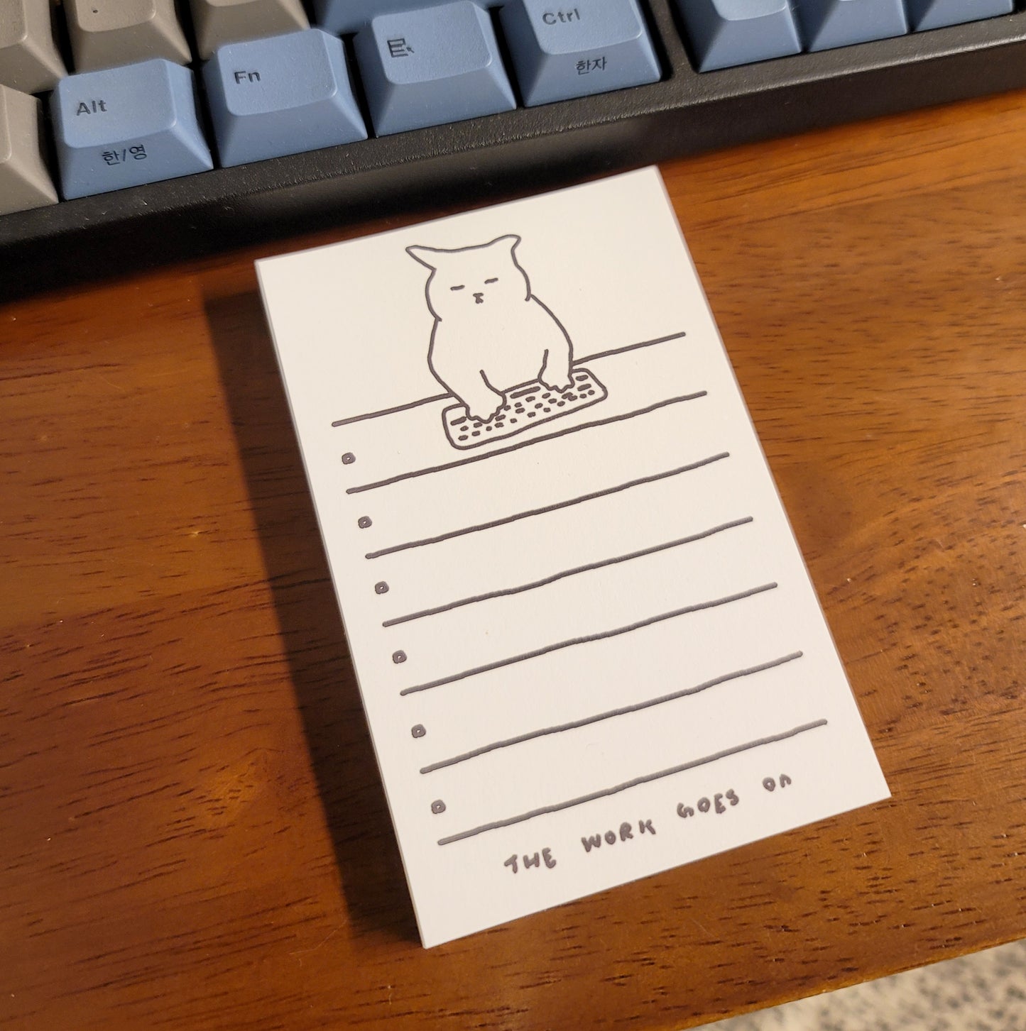 keyboard cat notepad