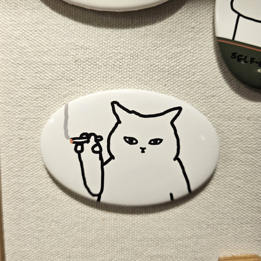 cigarette cat magnet operner