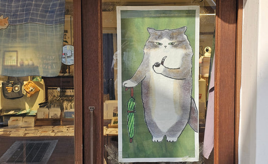 English gentlecat fabric poster (large size)