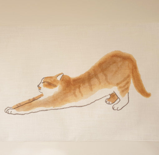 i stretched myself, fabric poster