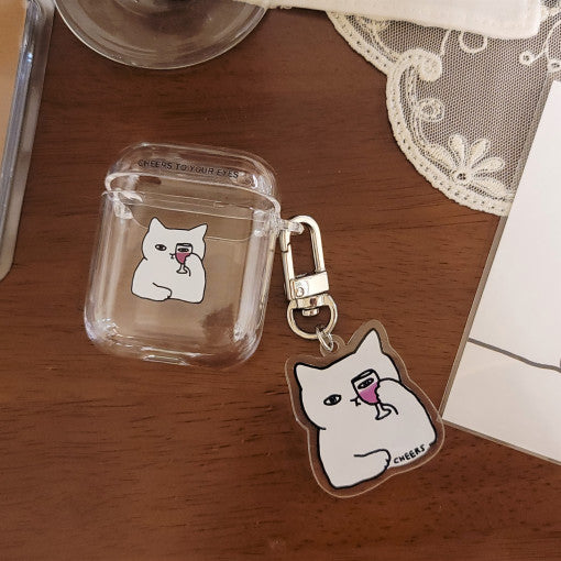 Cheers cat Airpod case