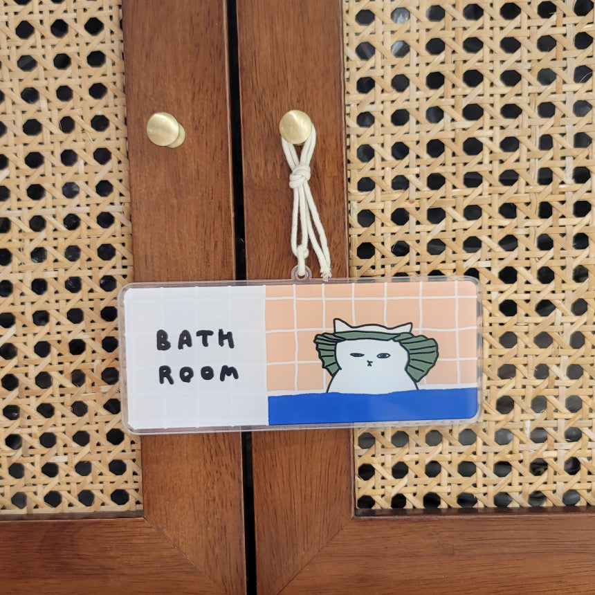 BATHROOM Doorplate