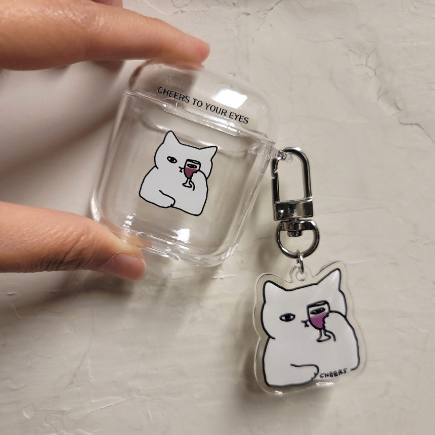 Cheers cat Airpod case