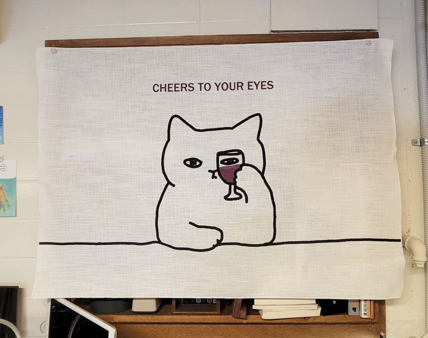 Cheers!, fabric poster (large size)