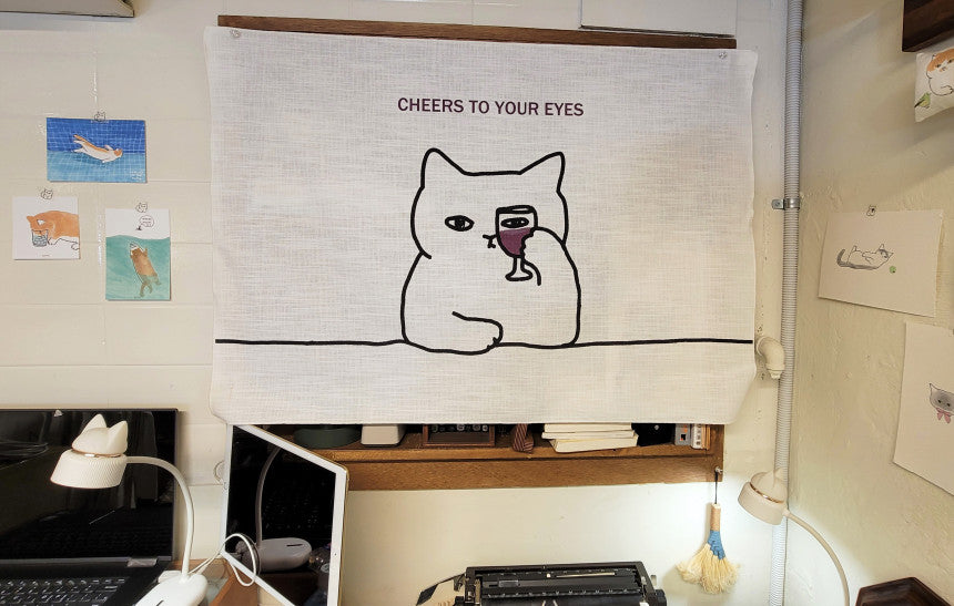 Cheers!, fabric poster (large size)
