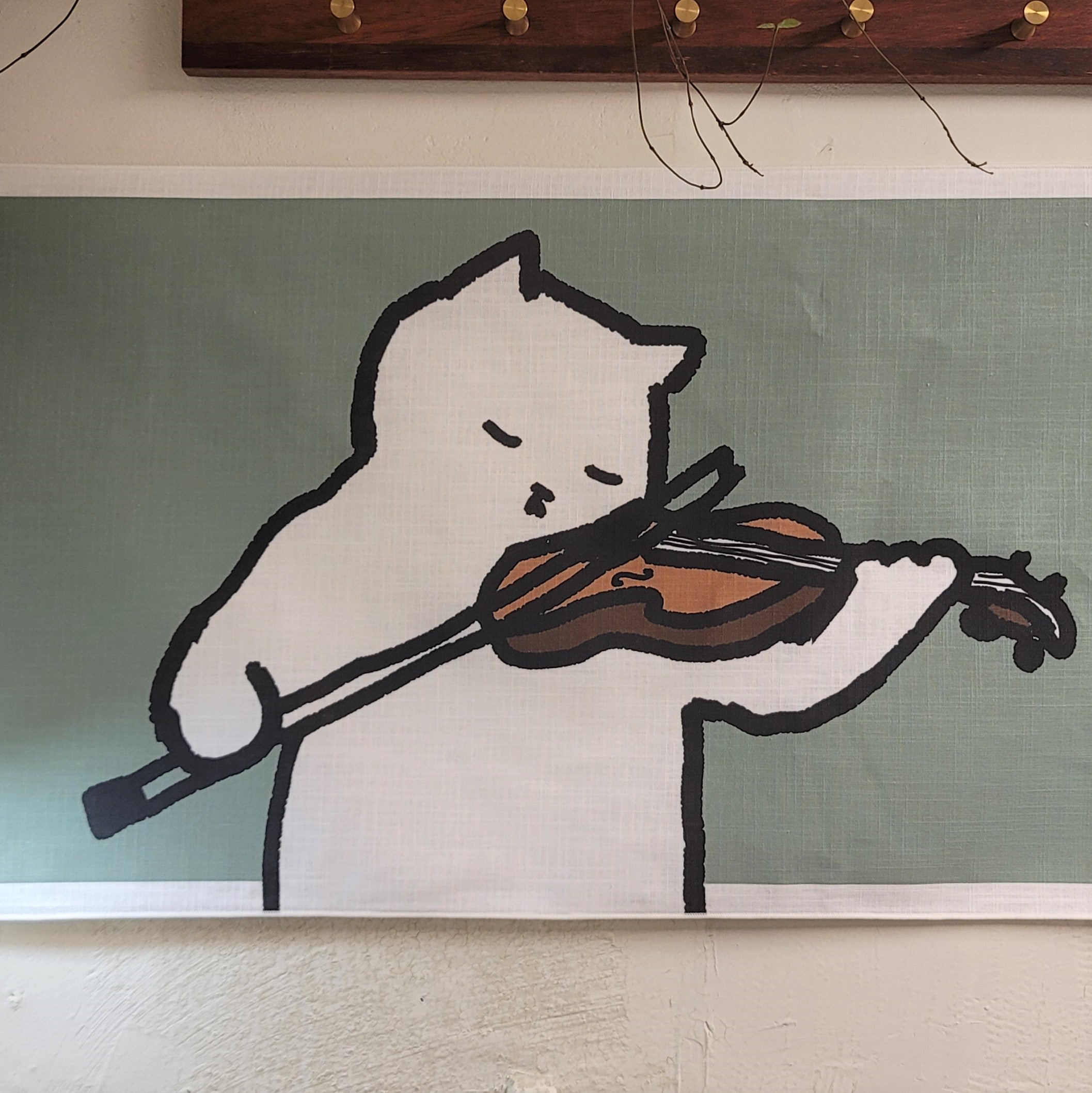 Cat playing retailer the violin